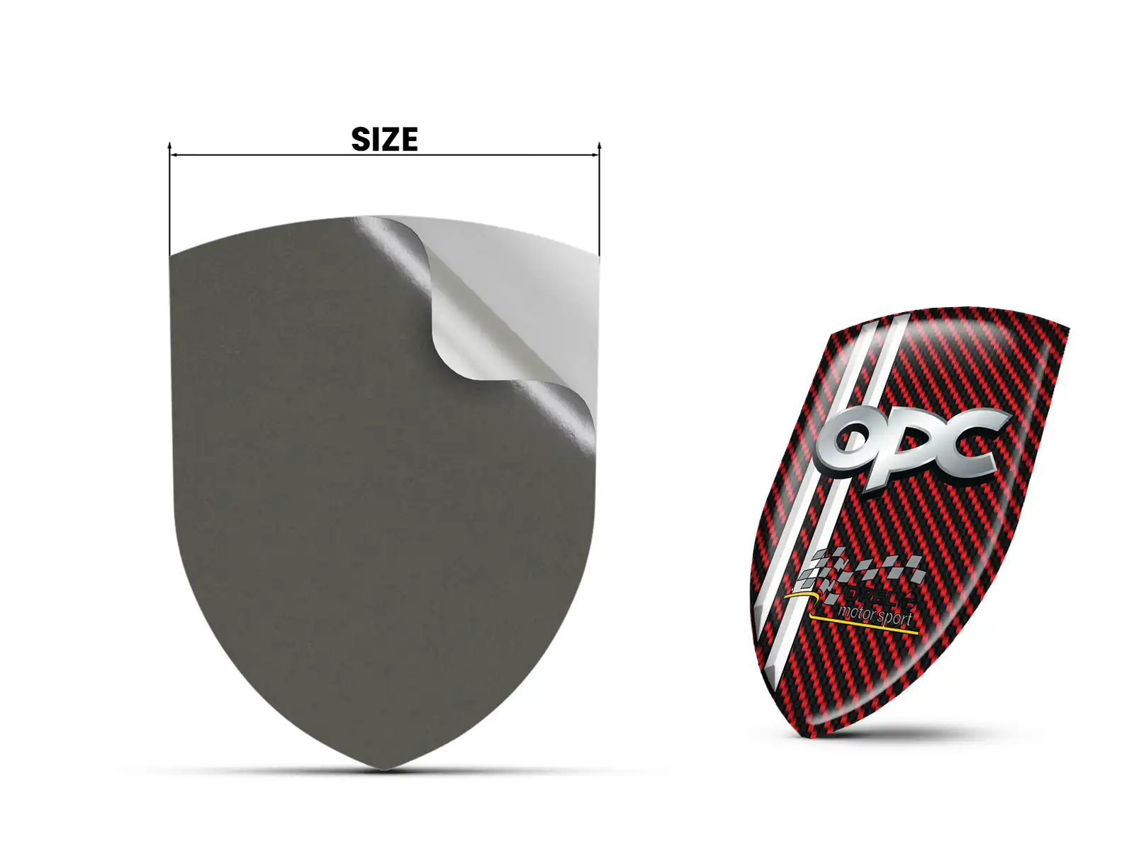 OPC Custom Automotive Decals Star Professional Sturdy